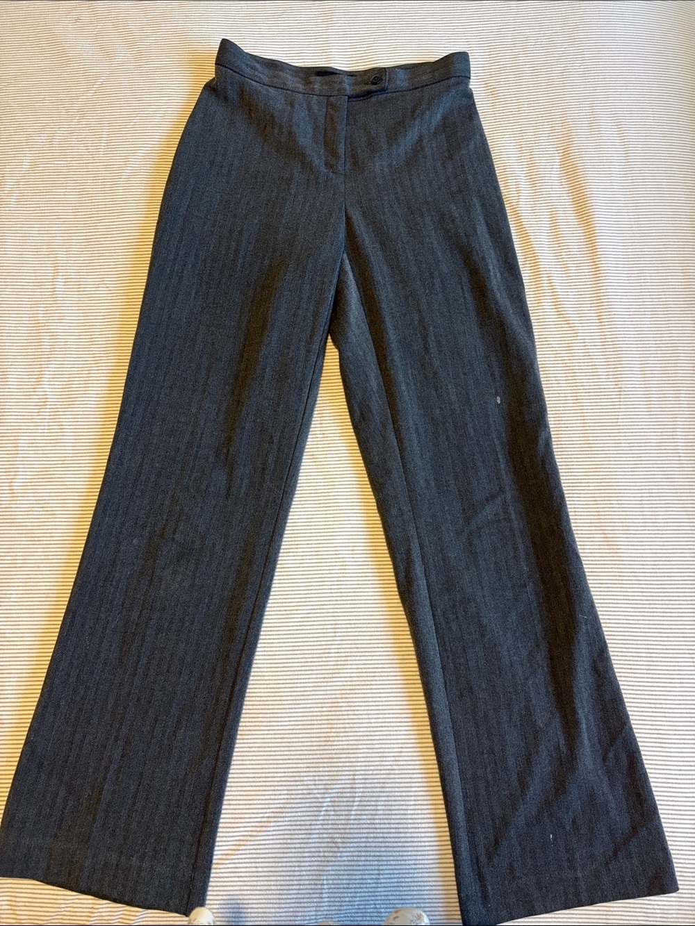 East 5th Charcoal Straight-Leg Dress Pants